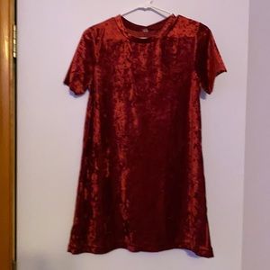 Red Velvet Dress